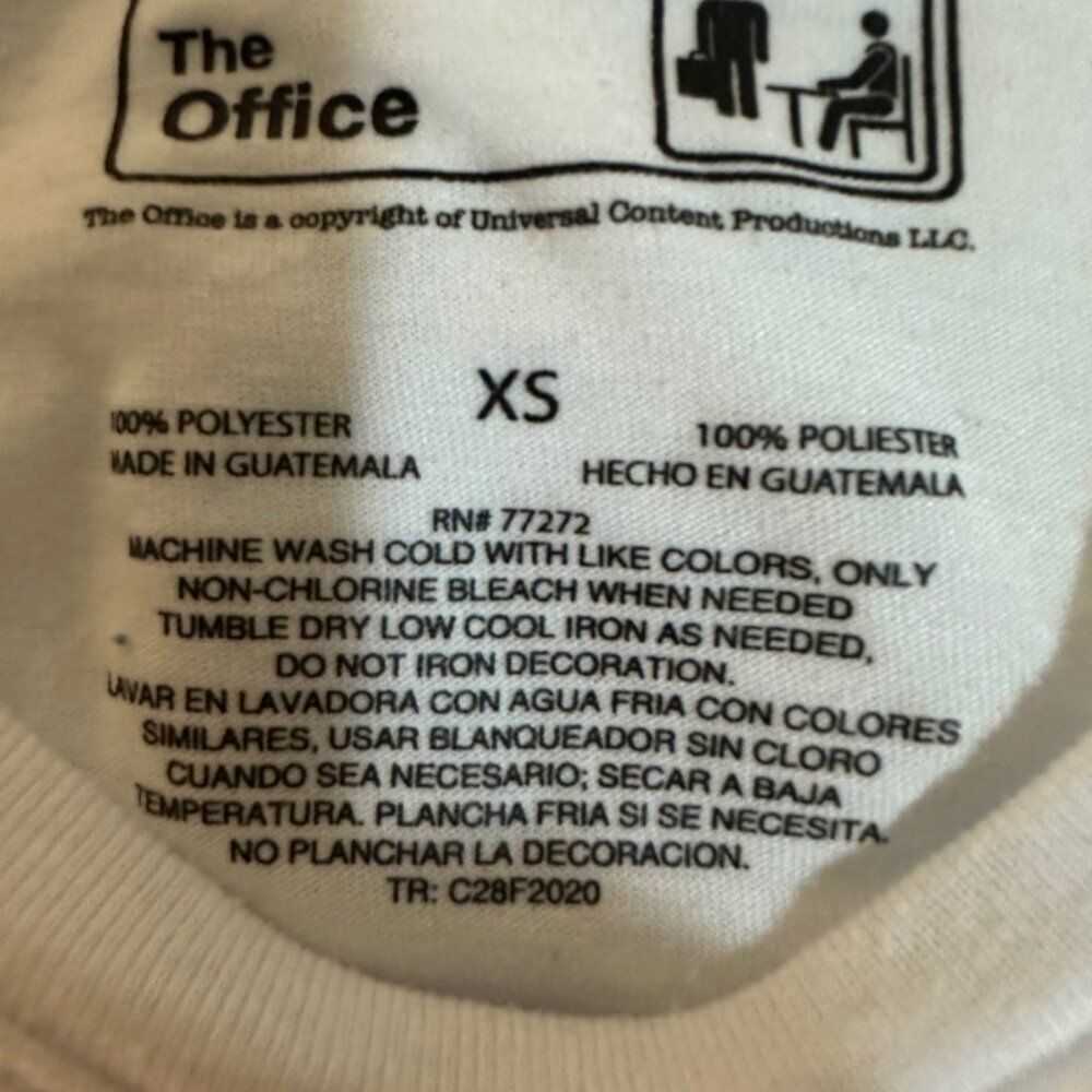 The Office T-Shirt size XS - Picture 3 of 3